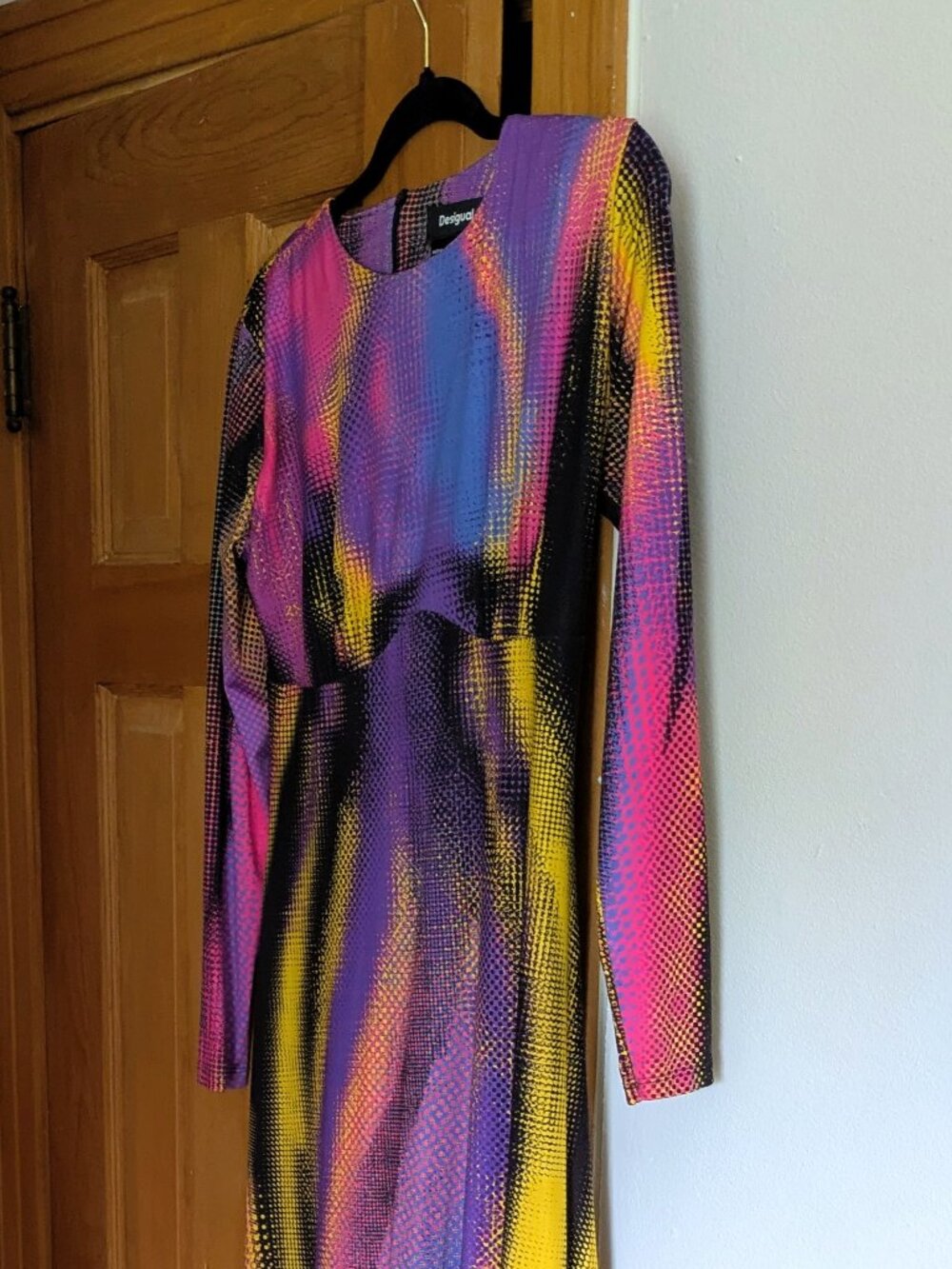 Sz 12 long slim dress María Escoté  by Desigual